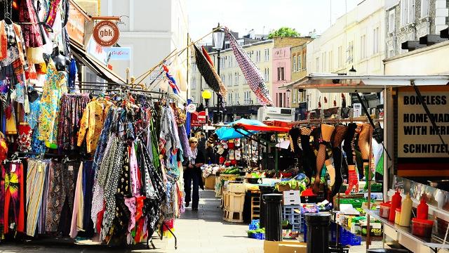 Notting Hill and Portobello Road Market Londra