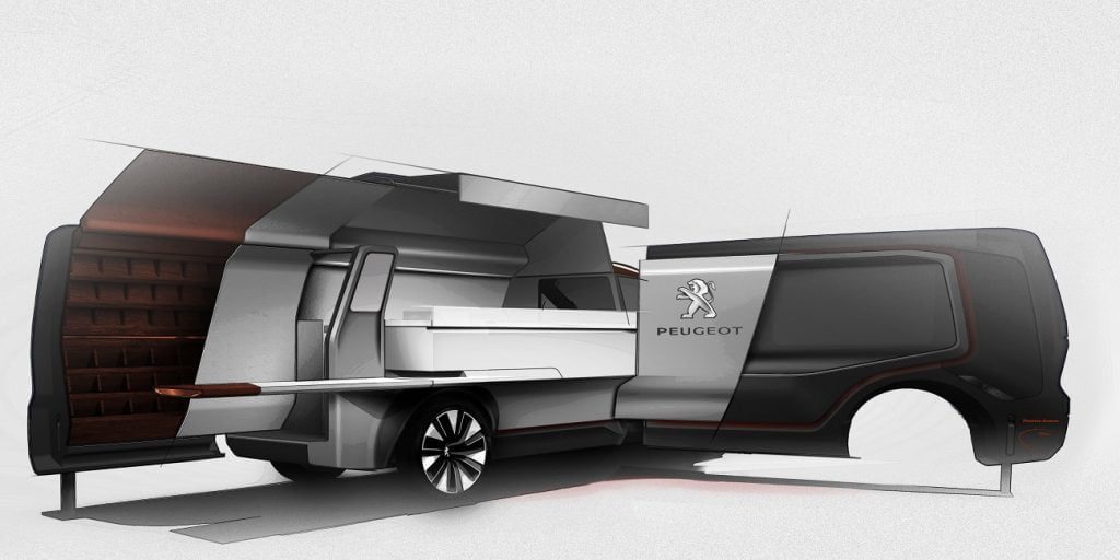 Foodtruck Peugeot Sketches 007