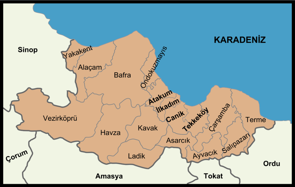 samsun-haritasi