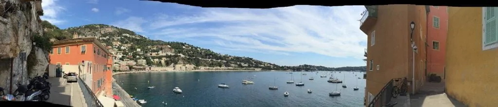panaromik balkon villefranche sur mer nice fransa tatili 1