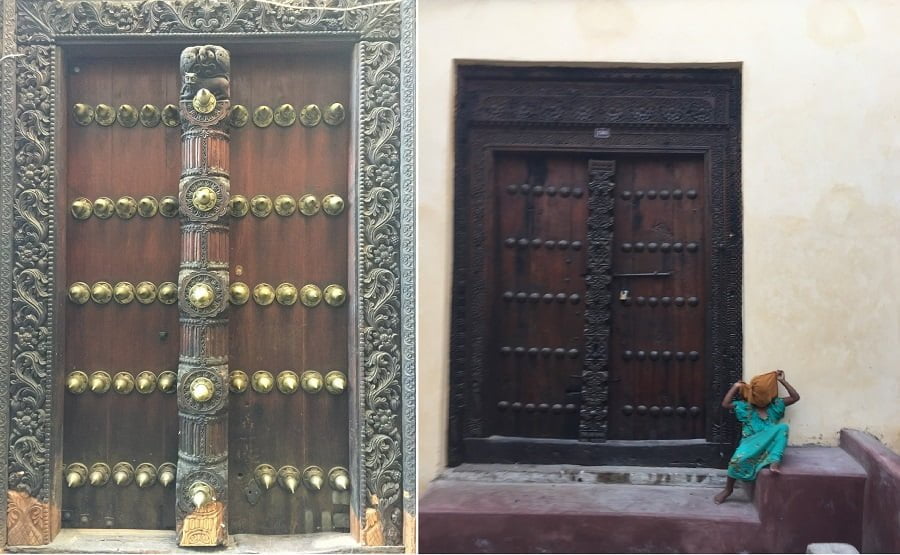 Tanzanya Zanzibar Stone Town Kapıları