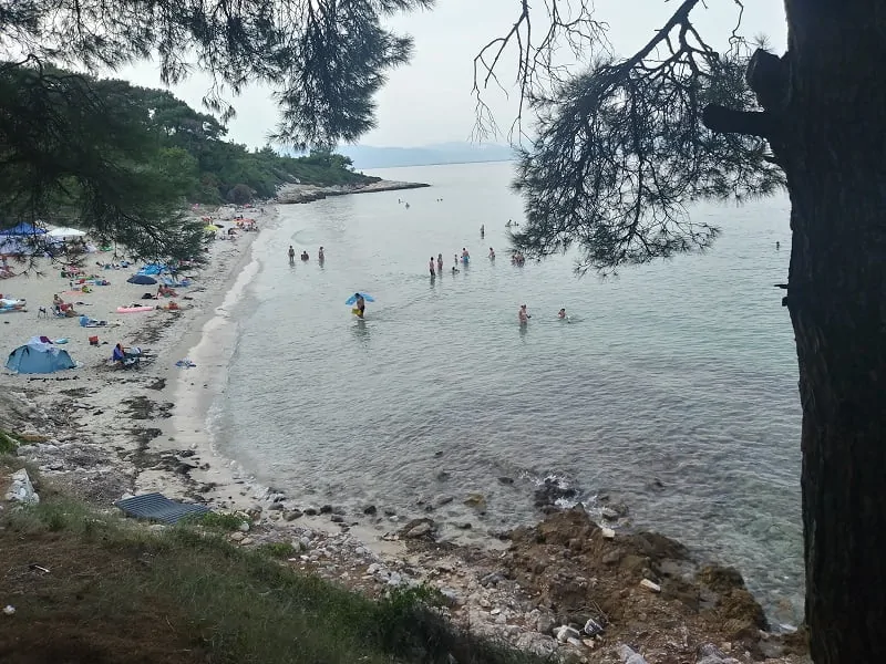 Glikadi Beach Thassos Adasi Yunanistan