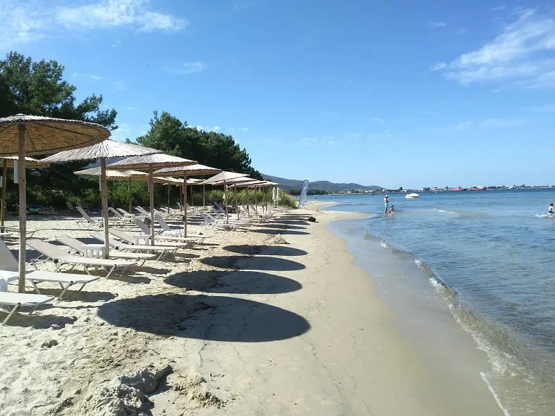 Platana Beach Thassos Adasi Yunanistan